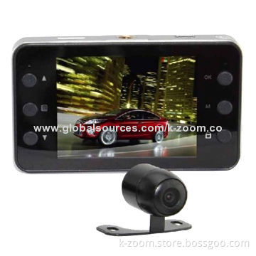 Car Driving Recorder with Full HD 1,080/720P, Built-in Rechargeable Lithium Polymer Battery